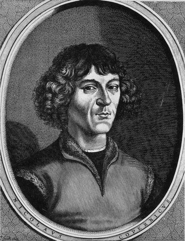 Nicolaus copernicus reproduction of line engraving