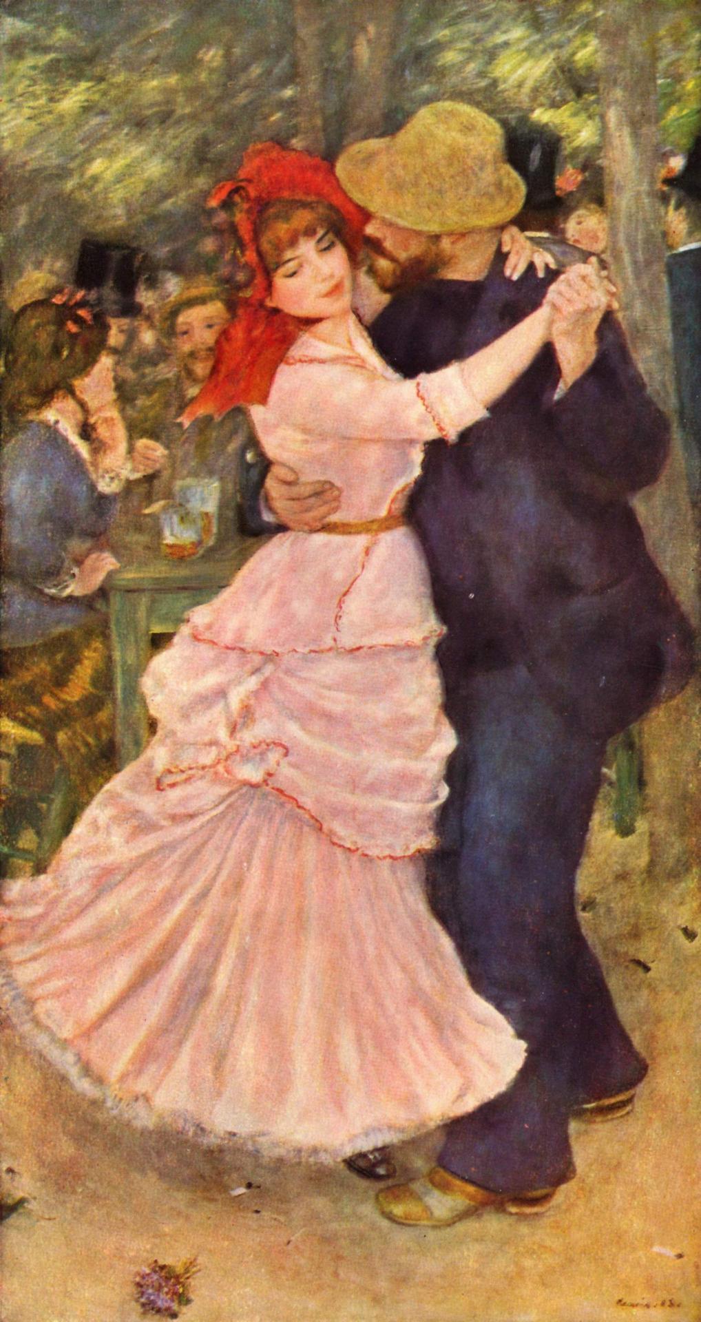 Pierre auguste renoir suzanne valadon dance at bougival